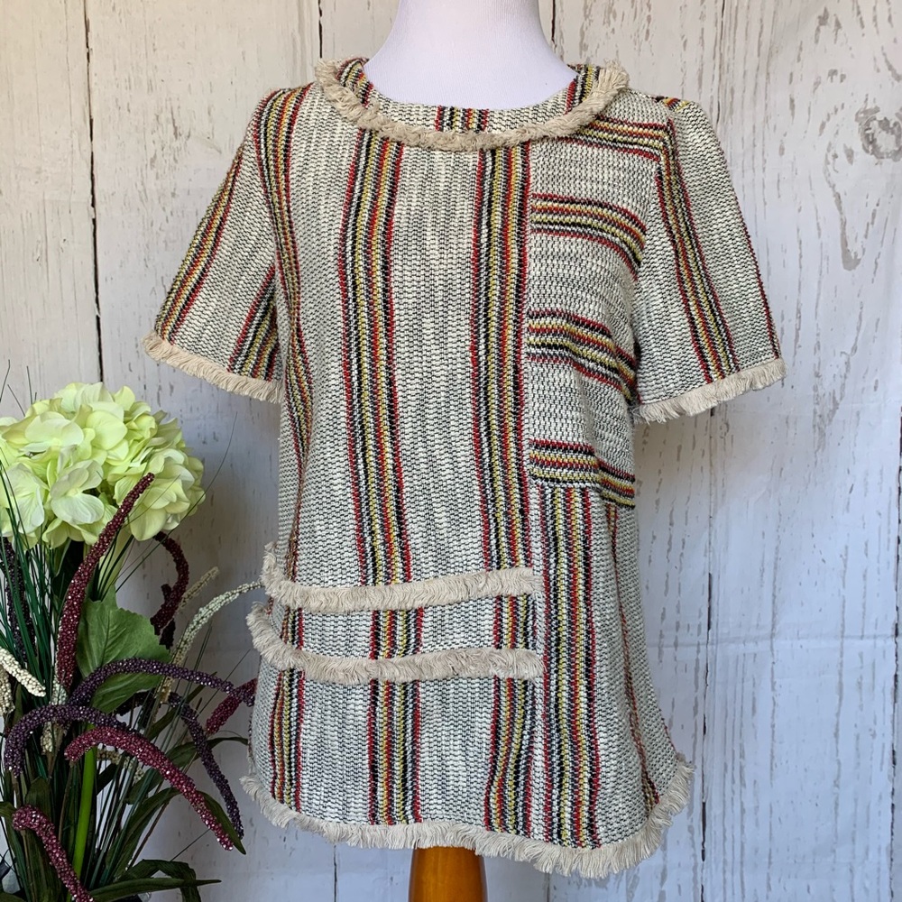 Navy Days Fringe Top Small